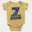 Thala For A Reason Onesie/Romper in Yellow Color